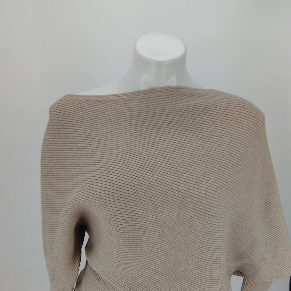 Reiss Lorna Draped Knit Top + Leonora Midi Skirt Set Rib Asymmetric Size Medium - Picture 13 of 16